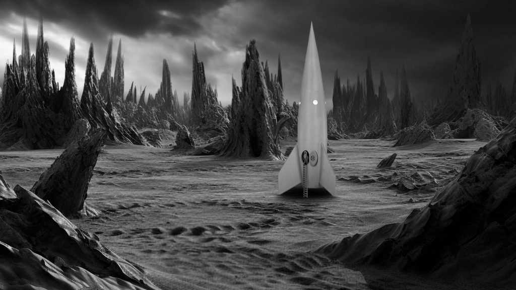 ROCKET TO THE PLANET MORTAL - Frame 1